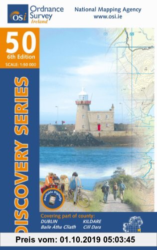 Gebr. - Irish Discovery Series 50. Dublin, Kildare, Meath and Wicklow 1 : 50 000
