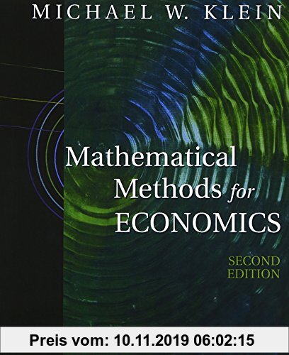 Gebr. - Mathematical Methods for Economics (Addison-Wesley Series in Economics)