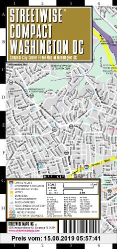 Gebr. - Streetwise Compact Washington DC Map: 20% Smaller Than Our Regular Washington DC Map (Streetwise (Streetwise Maps))