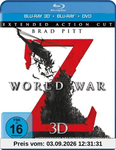 World War Z 3D [3D Blu-ray]