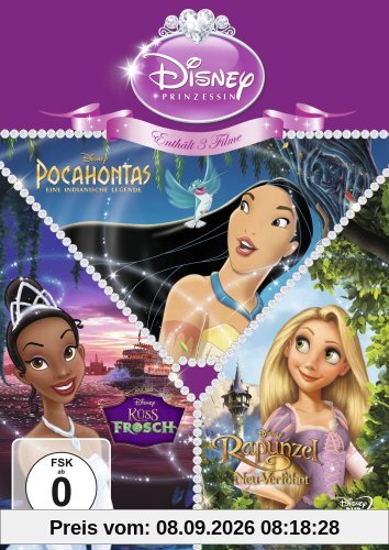 Küss den Frosch / Rapunzel - Neu Verföhnt / Pocahontas [3 DVDs]