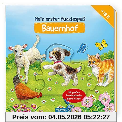 Trötsch Puzzlebuch Mein erster Puzzlespaß Bauernhof: Kinderbuch Beschäftigungsbuch Entdeckerbuch Puzzlebuch