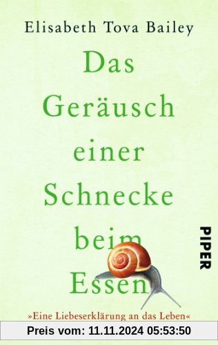 Das Geräusch einer Schnecke beim Essen