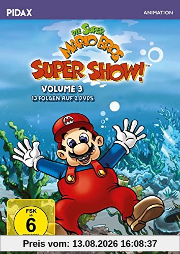 Die Super Mario Bros. Super Show!, Vol. 3 / Weitere 13 Folgen mit dem berühmten Videospiel-Duo + 3 Bonusepisoden (Pidax Animation) [2 DVDs]