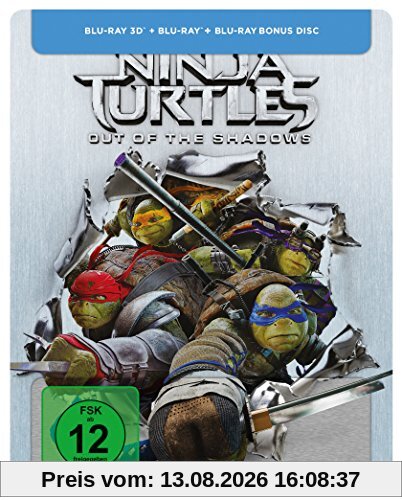 Teenage Mutant Ninja Turtles - Out of the Shadows - Steelbook [3D Blu-ray] [Limited Edition]