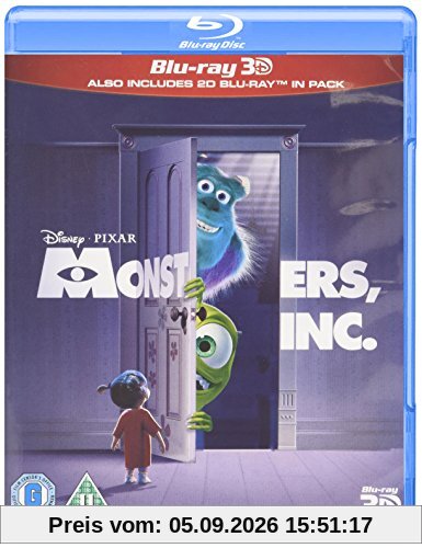 Monsters Inc 3D [Blu-ray] [UK Import]