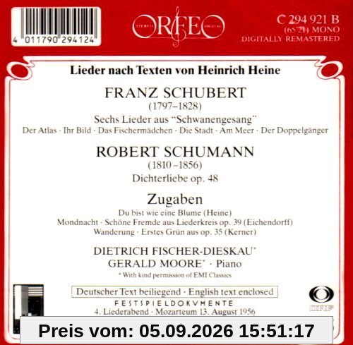 Lieder von Schubert und Schumann