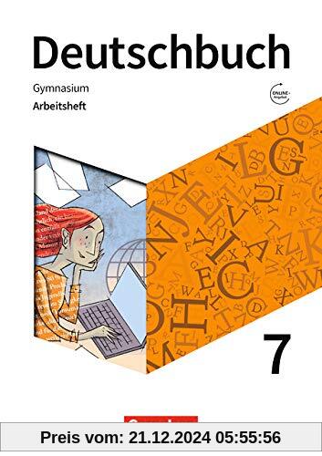 Deutschbuch Gymnasium - Zu den Ausgaben Allgemeine Ausgabe, Niedersachsen - Neue Ausgabe: 7. Schuljahr - Arbeitsheft mit