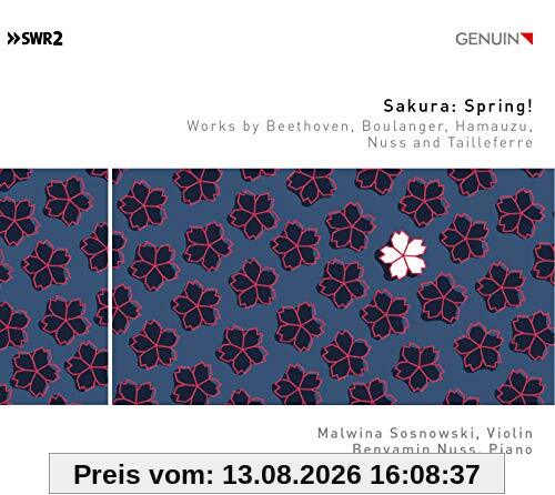 Sakura: Spring !-Werke für Violine & Klavier