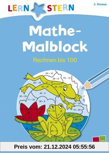 Lernstern: Mathe-Malblock  2. Klasse. Rechnen bis 100