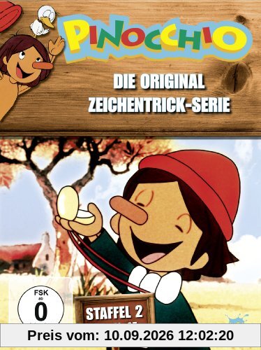 Pinocchio - Die Original Zeichentrick-Serie, Staffel 2, Folge 19-35 [3 DVDs]