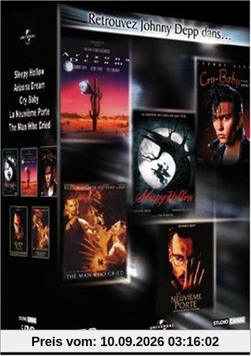 Coffret johnny depp : sleepy hollow ; arizona dream ; la neuvième porte ; cry baby ; the man who cried [FR Import]