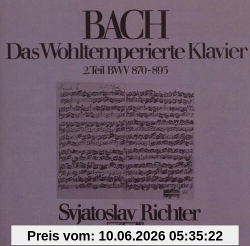 Das Wohltemperierte Klavier Vol.2