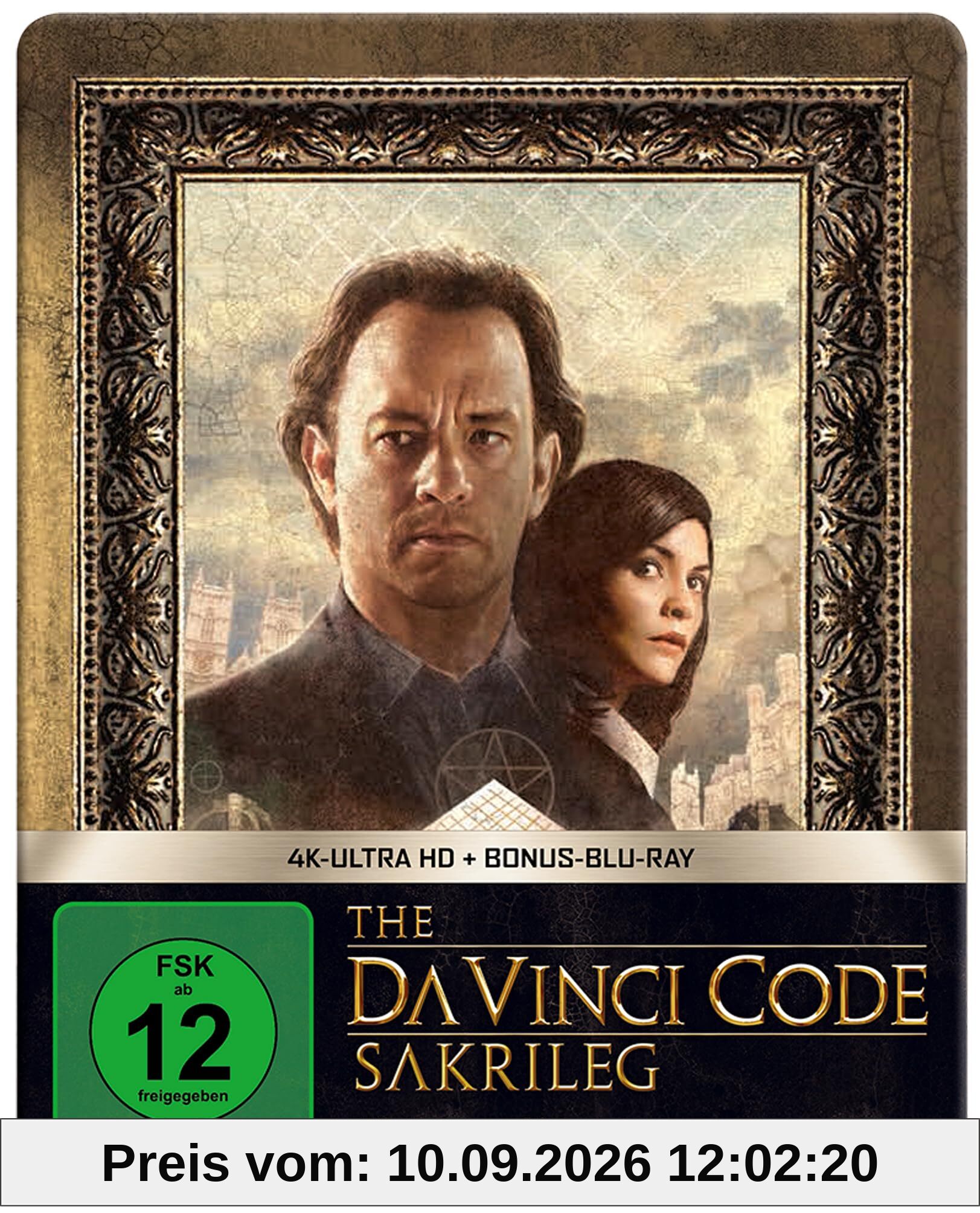 The Da Vinci Code - Sakrileg (Steelbook, 2 4K-UHD+Bonus-Blu-ray)