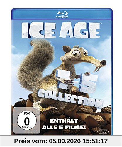 Ice Age 1-5 [Blu-ray]