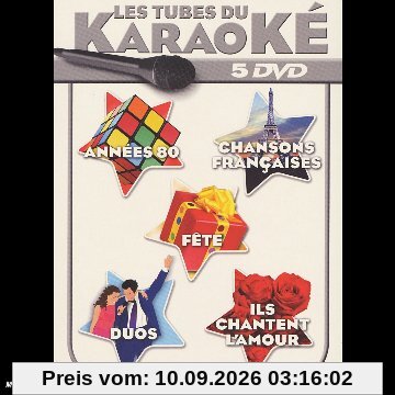 Les tubes du karaoké : Années 80 / Chansons françaises / Fête / Duos / Ils chantent l'amour - Coffret 5 DVD