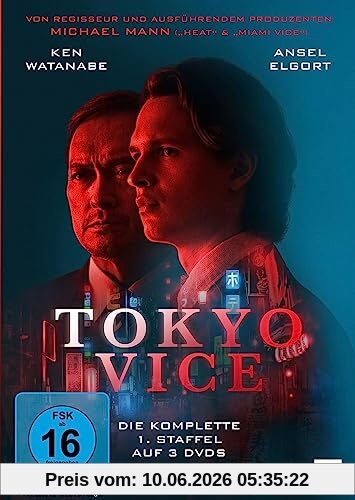 Tokyo Vice, Staffel 1 / Die ersten 8 Folgen der Noir-Krimiserie [3 DVDs]