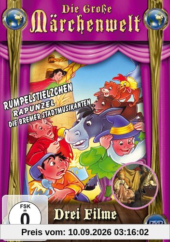 Die große Märchenwelt (Rumpelstilzchen, Rapunzel, Die Bremer Stadtmusikanten)