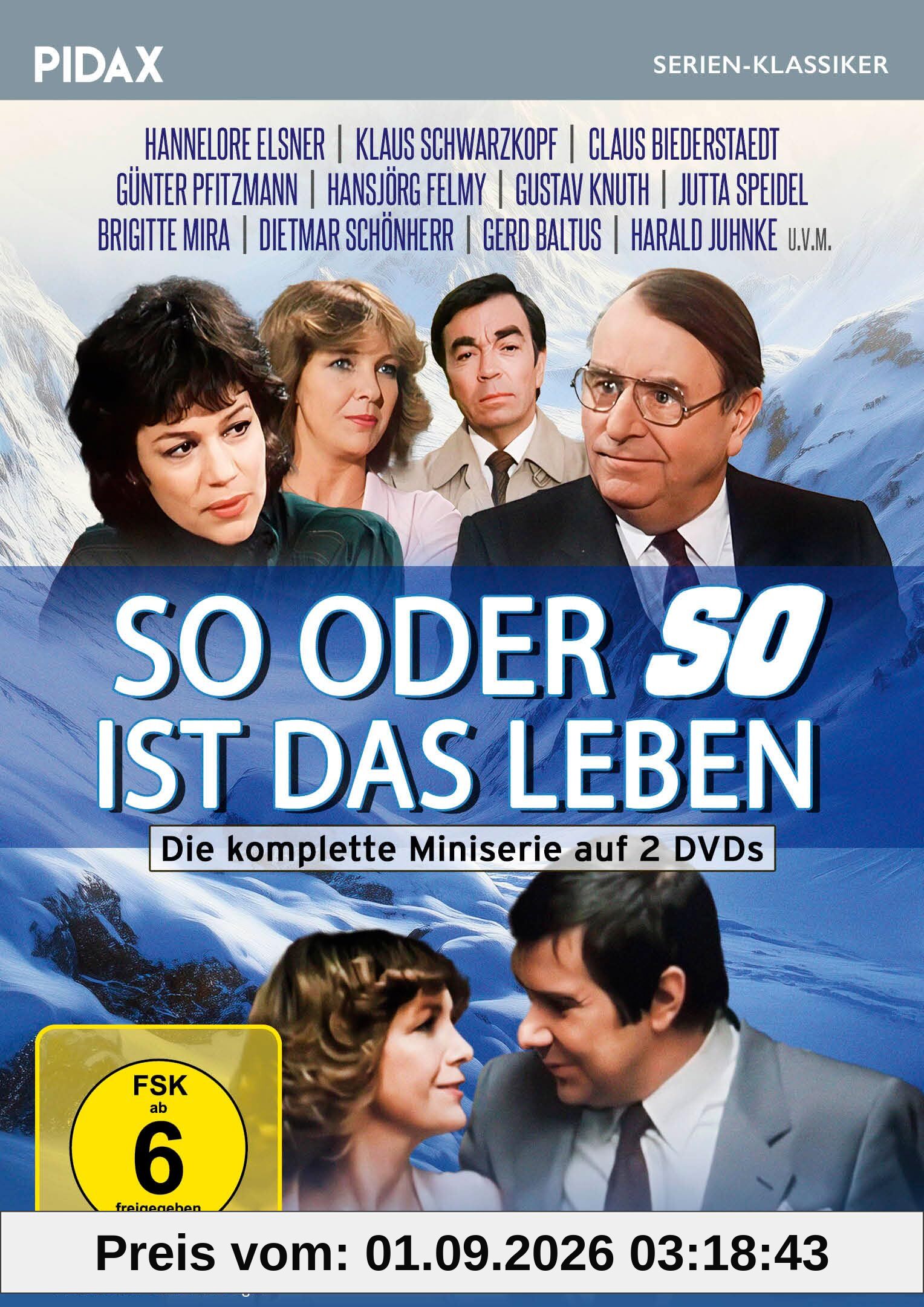 So oder so ist das Leben / 16 heitere Kurzgeschichten von Kultautor Herbert Reinecker mit absoluter Starbesetzung (Pidax Serien-Klassiker) [2 DVDs]