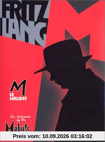 Coffret Fritz Lang 3 DVD : M. le maudit / Le Testament du Dr. Mabuse / DVD Bonus [FR Import]