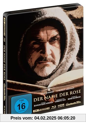 Der Name der Rose - Limited Steelbook [4K Ultra HD] + [Blu-ray]