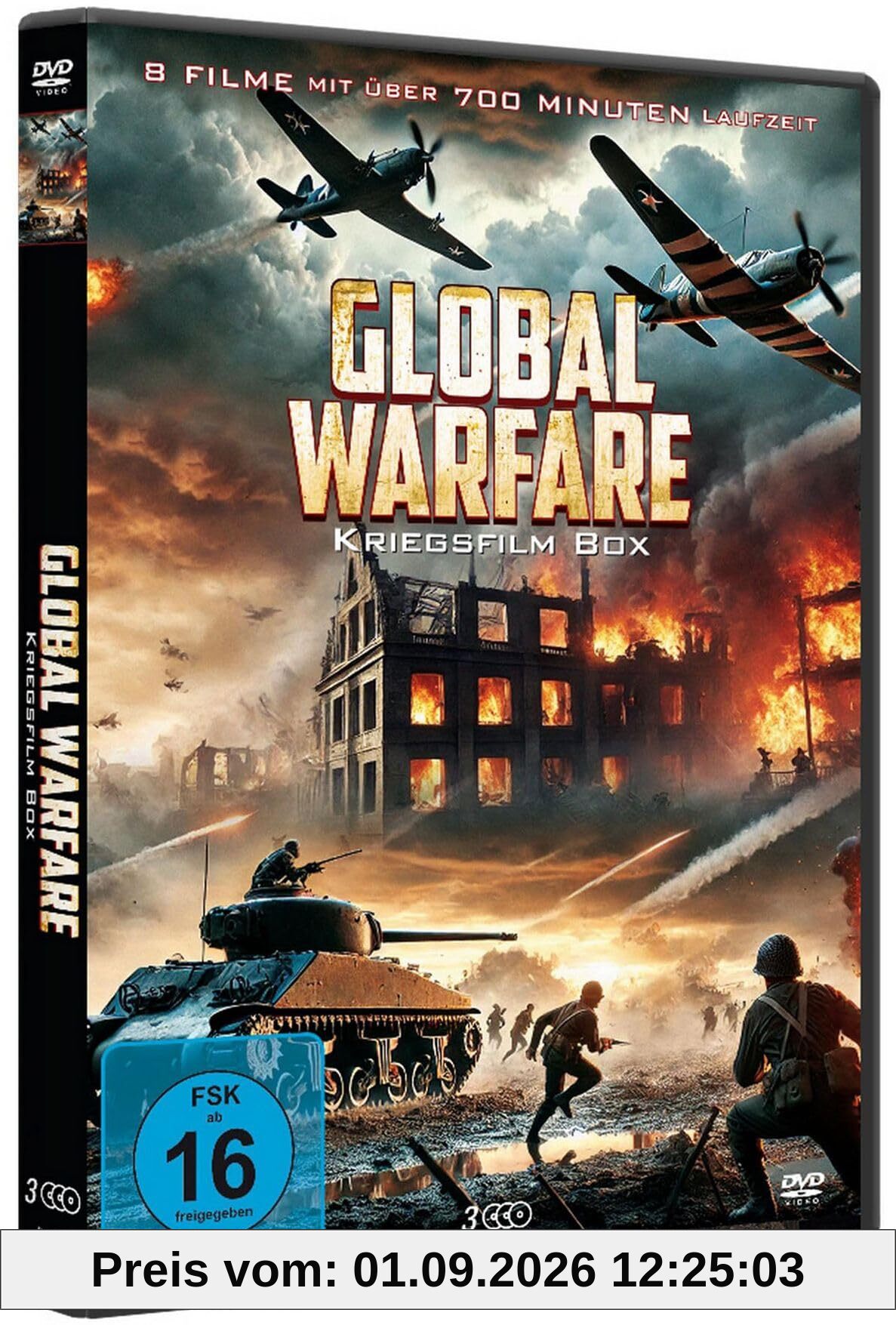 Global Warfare - Kriegsfilm Box [3 DVDs]