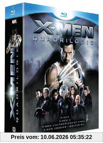 X-men : la quadrilogie [Blu-ray] [FR Import]