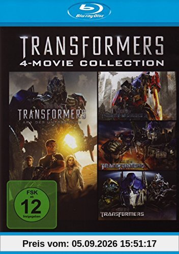 Transformers 1-4 Quadrologie - 4-Movie Collection [Blu-ray]
