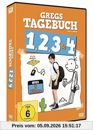 Gregs Tagebuch 1, 2, 3 & 4 [4 DVDs]
