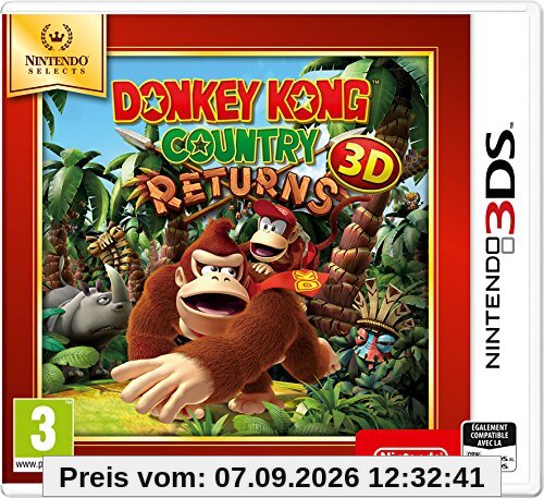 Donkey Kong Country Returns 3DS Jeu Nintendo Selects