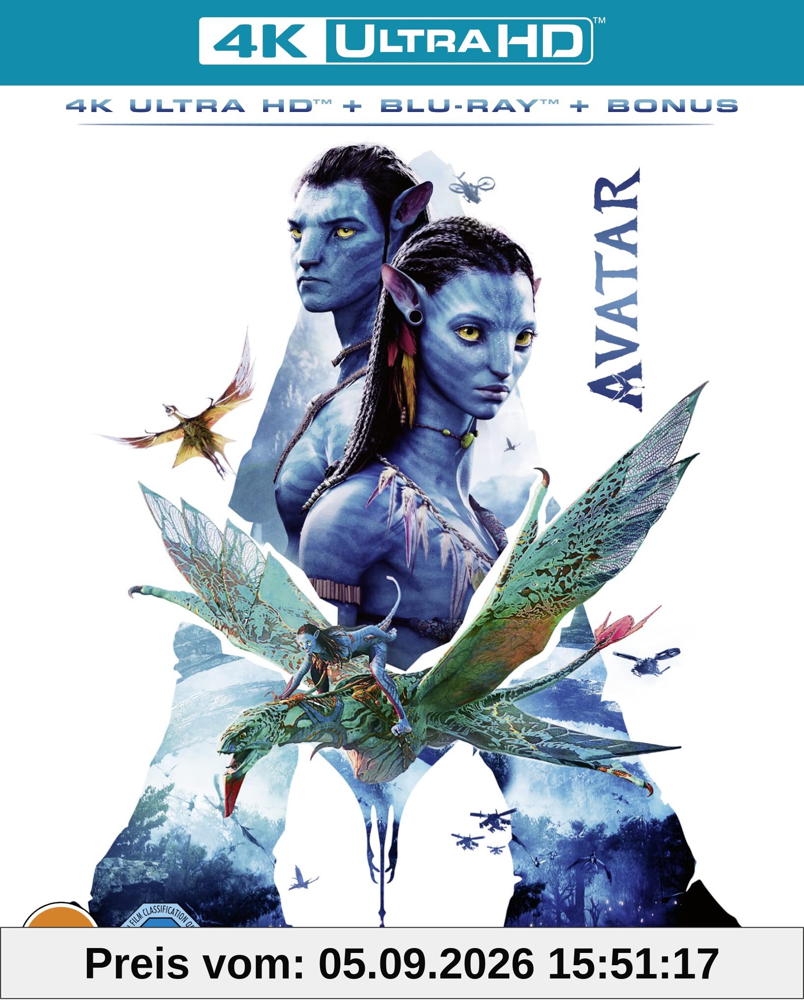 Avatar (2009) Remastered UHD [Blu-ray] [UK Import]