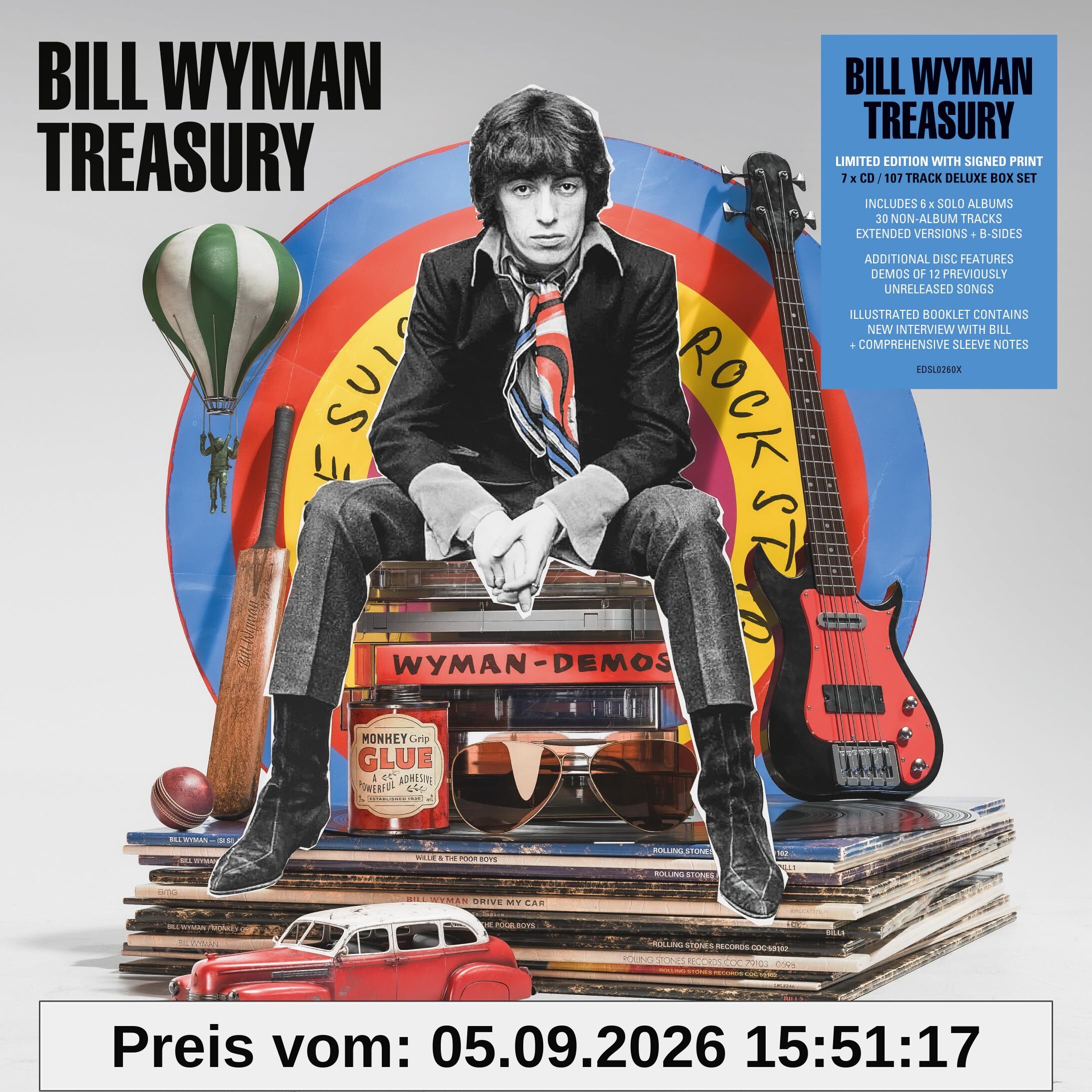 Bill Wyman, Treasury - Signed Version, Deluxe Packaging