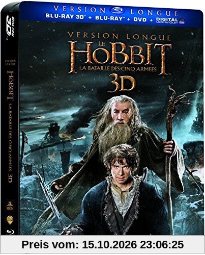 Le Hobbit : La bataille des cinq armées - Version longue [Edition Collector Blu-ray 3D + Blu-ray + Dvd + Digital Ultra Violet]