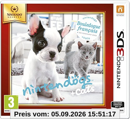 Nintendogs + Cats Bouledogue Jeux Selects 3DS
