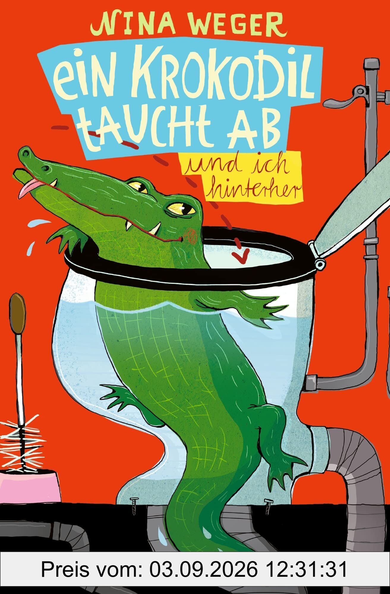 Ein Krokodil taucht ab und ich hinterher