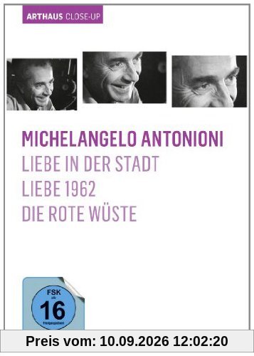 Michelangelo Antonioni - Arthaus Close-Up (Liebe in der Stadt / Liebe 1962 / Die rote Wüste) [3 DVDs]