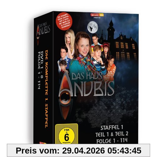 Das Haus ANUBIS - DVD Box Staffel 1 (Episoden 1-114)