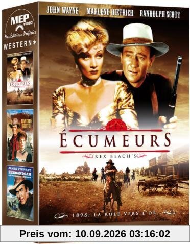 Coffret western, vol. 1 : les écumeurs ; shenandoah - les prairies de l'honneur ; rancho bravo [FR Import]
