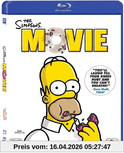 The Simpsons Movie Blu Ray Disc [Blu-ray] [UK Import]