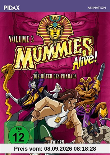 Mummies Alive - Die Hüter des Pharaos, Vol. 3 / 14 weitere Folgen der Kult-Zeichentrickserie (Pidax Animation) [2 DVDs]