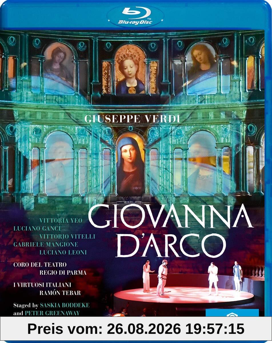 Verdi : Giovanna d'Arco. Yeo, Ganci, Mangione, Leoni, Tebar, Boddeke, Greenaway. [Blu-Ray]