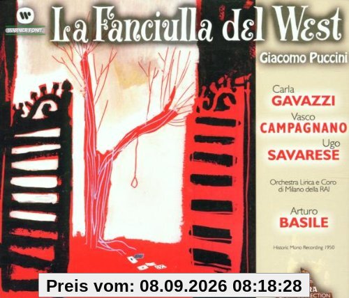 Puccini: La Fanciulla del West (Gesamtaufnahme) (ital.) (Aufnahme Mailand 1950)