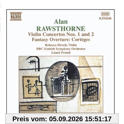 Rawsthorne Violinkonzert 1 und 2 Frie