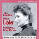 Alma Mahler-Werfel: Sämtliche Lieder