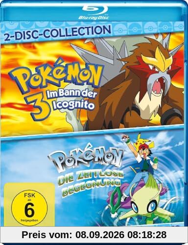 Pokémon 3 / Pokémon 4 - Doppelpack [Blu-ray]