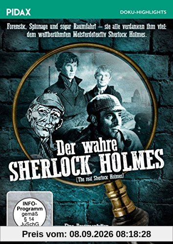 Der wahre Sherlock Holmes (The real Sherlock Holmes) / Spannende und preisgekrönte Dokumentation über den berühmten Meisterdetektiv (Pidax Doku-Highlights)