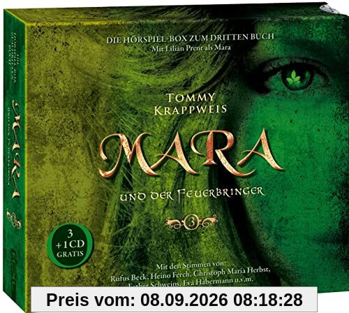 Mara und der Feuerbringer - Götterdämmerung: Die Hörspiel-Box zum 3. Buch - mit Lilian Prent als Mara - von Tommy Krappweis (Mit den Stimmen von Rufus Beck, Christoph M. Herbst, Esther Schweins uvm.)