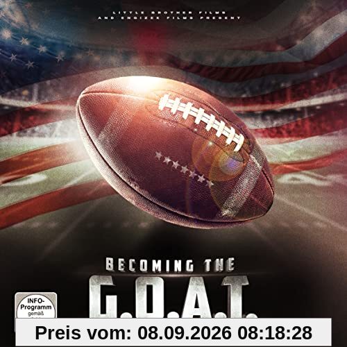 Becoming the G.O.A.T. - Die Tom Brady Story - Limitierte Fanbox B (T-Shirt Gr. XL) (+ DVD) [Blu-ray]