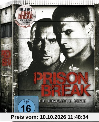 Prison Break - Die komplette Serie, inklusive 'The final break' [24 DVDs]