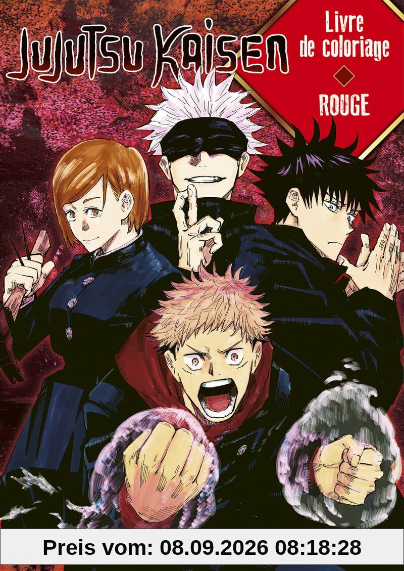 Jujutsu Kaisen : Livre de coloriage Rouge